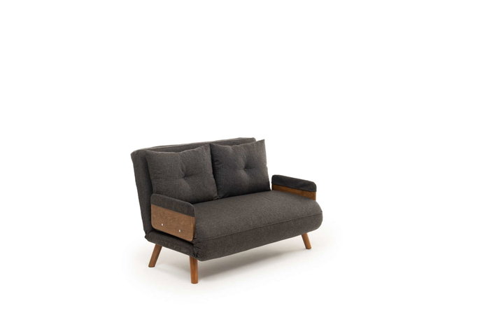 Atelier Del Sofa Cosmo Sofá-Cama de 2 Plazas - Gris oscuro